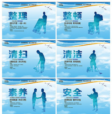 企業6s管理標語展板